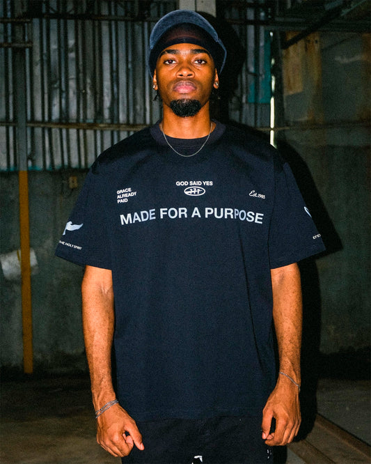 Made for a purpose - T-shirt - Black