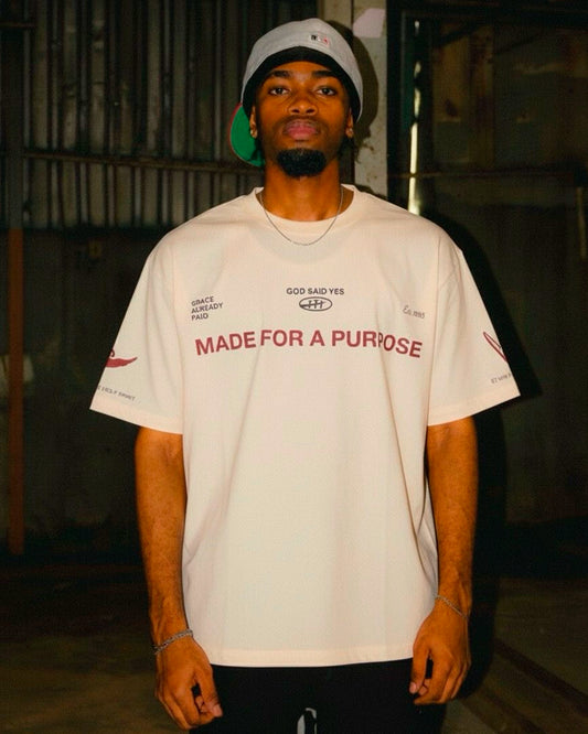 Made for a purpose - T-shirt - White